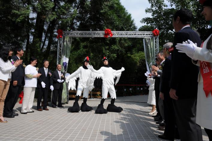 exhibit opening ceremony at Taipei Zoo