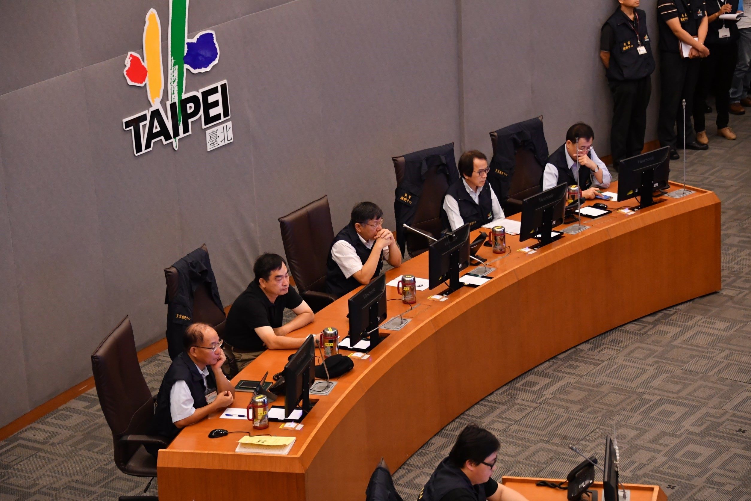Mayor Reviews City’s Response to Typhoon Maria