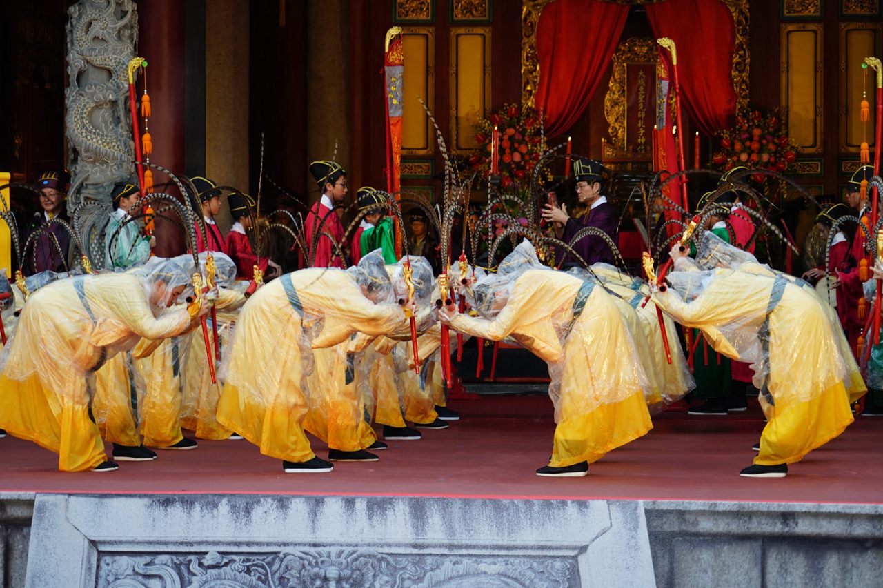 Ritual celebrating the birthday of Confucius