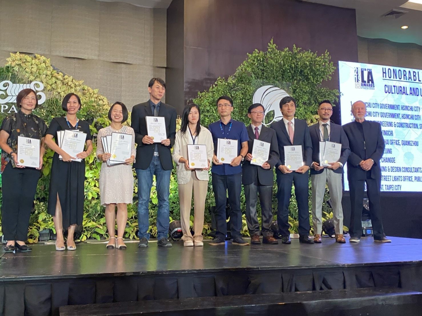 PSLO honored at the IFLA Asia-Pac LA Awards