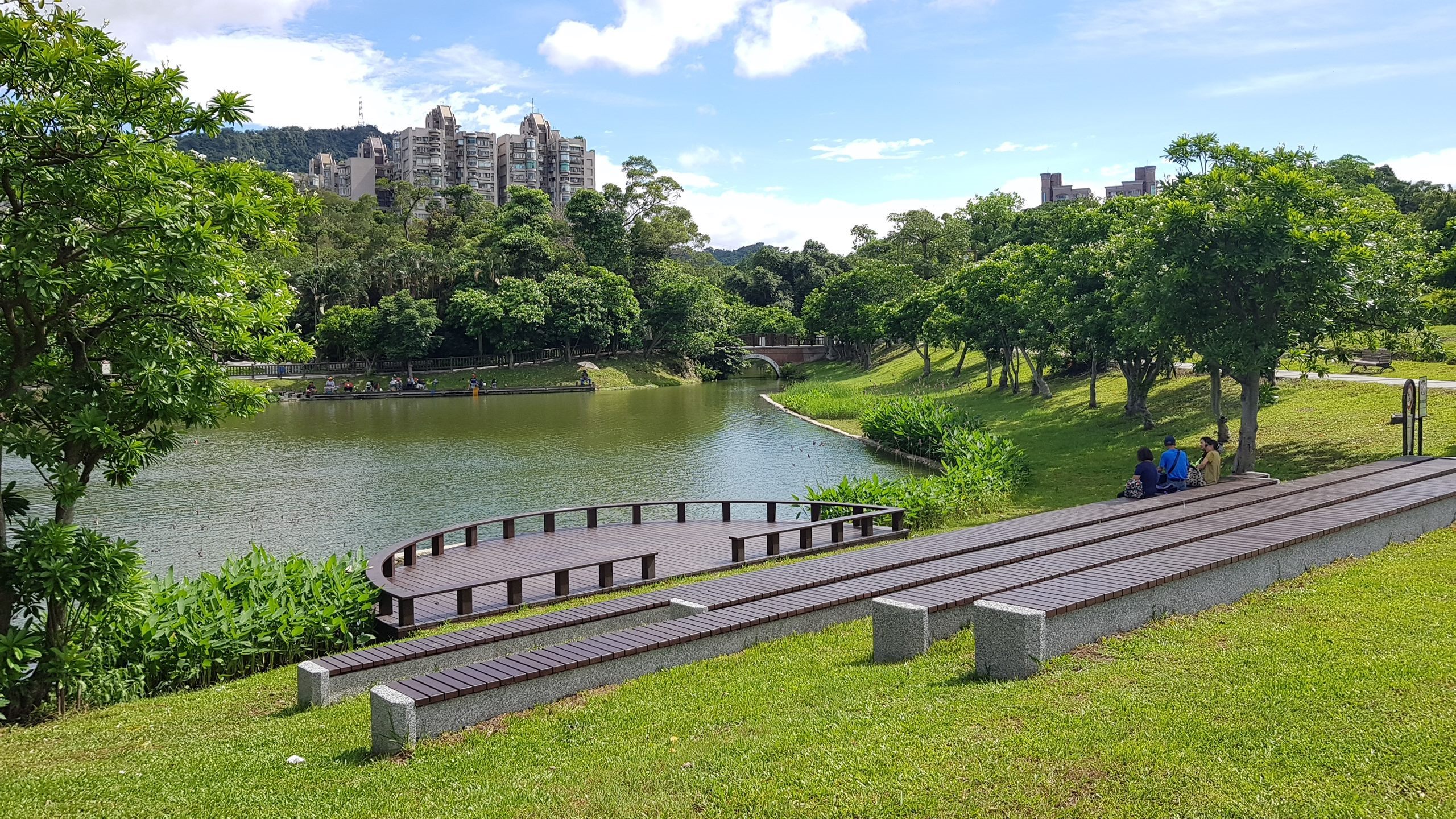 One of the parks in Nangang