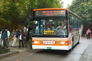 A public bus in Taipei