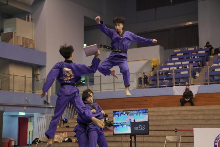 The 2022 Taipei City Cup Taekwondo Invitational Tournament kicks off at Taipei Stadium
