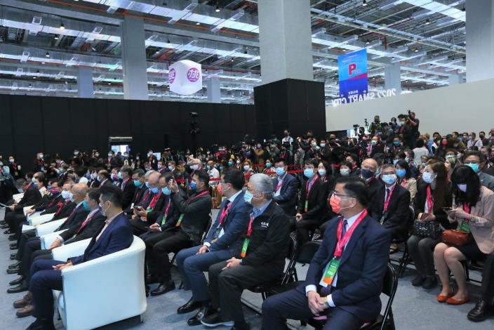 Delegates attending an international event in Taipei