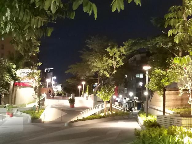 Linear park night view
