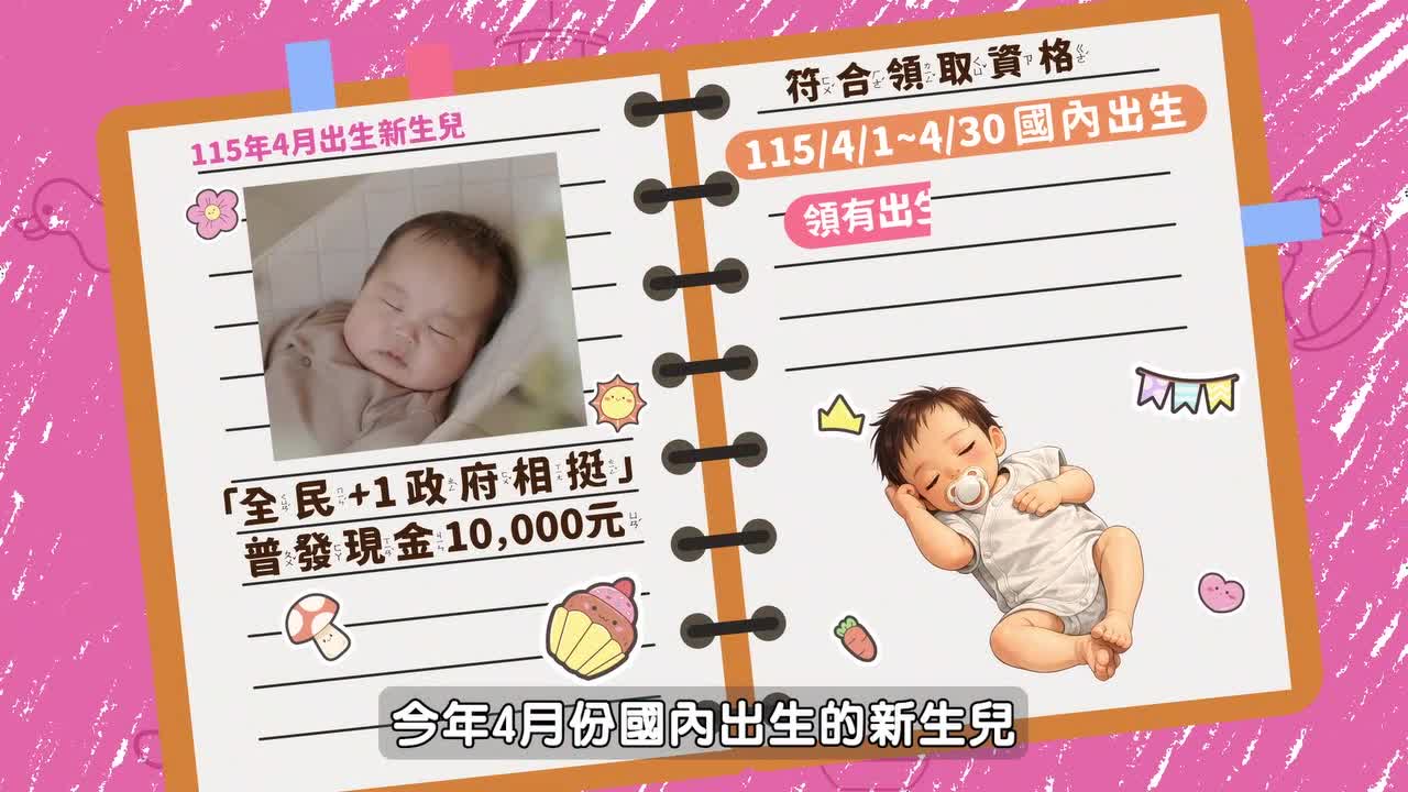 1.全民+1 政府相挺(新生兒篇)