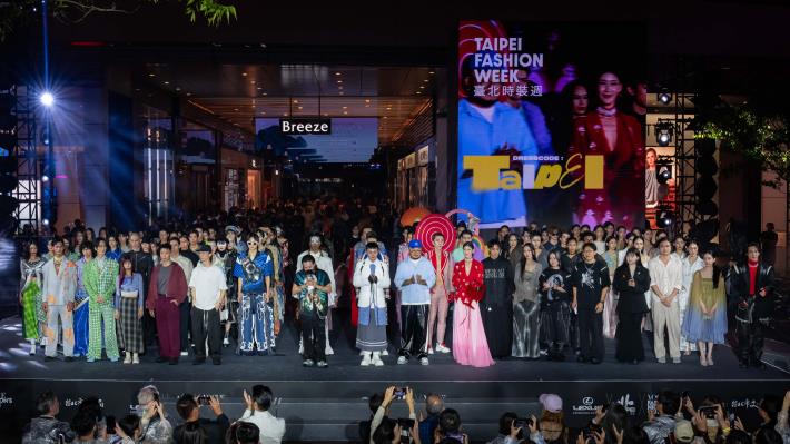 2024臺北時裝周閉幕大秀大合照