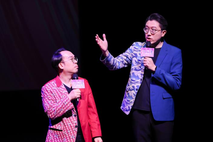 入圍記者會現場由知名漫才團體達康.come擔任主持人，幽默串場