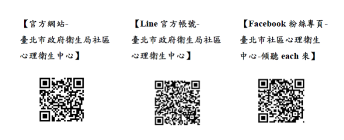 社區心理衛生中心QRcode