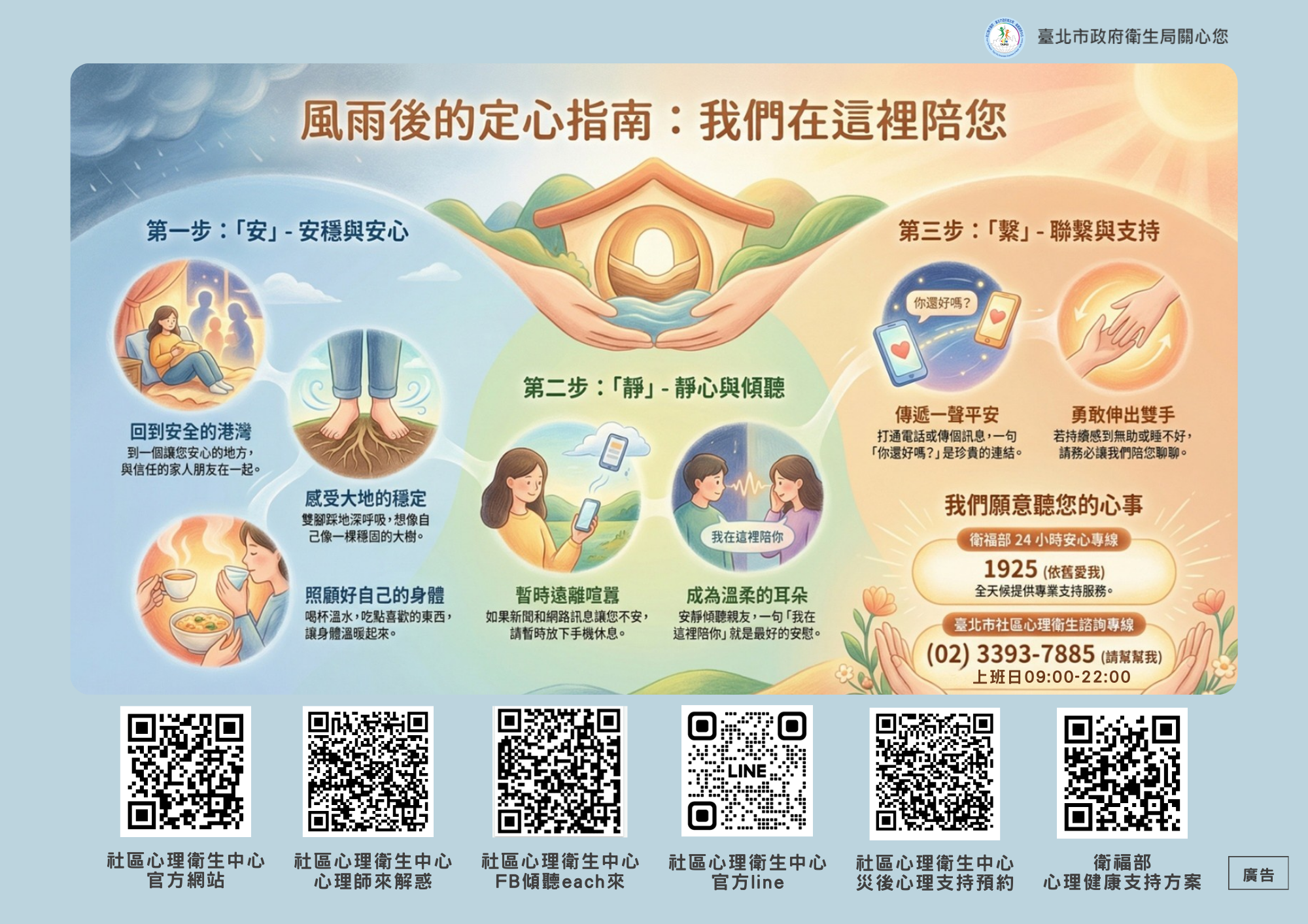 風雨後的定心指南：我們在這裡陪您