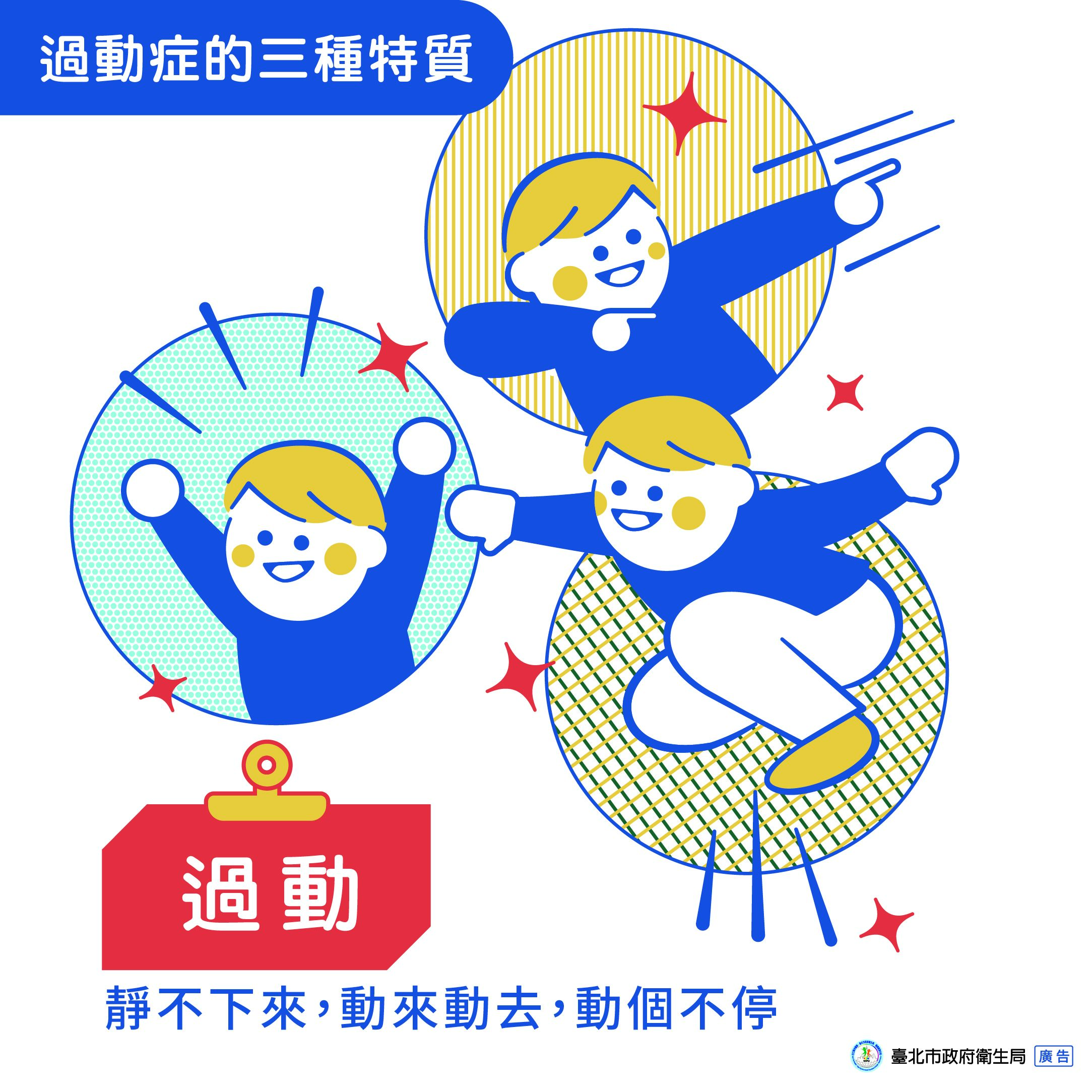 過動症的三種特質-過動