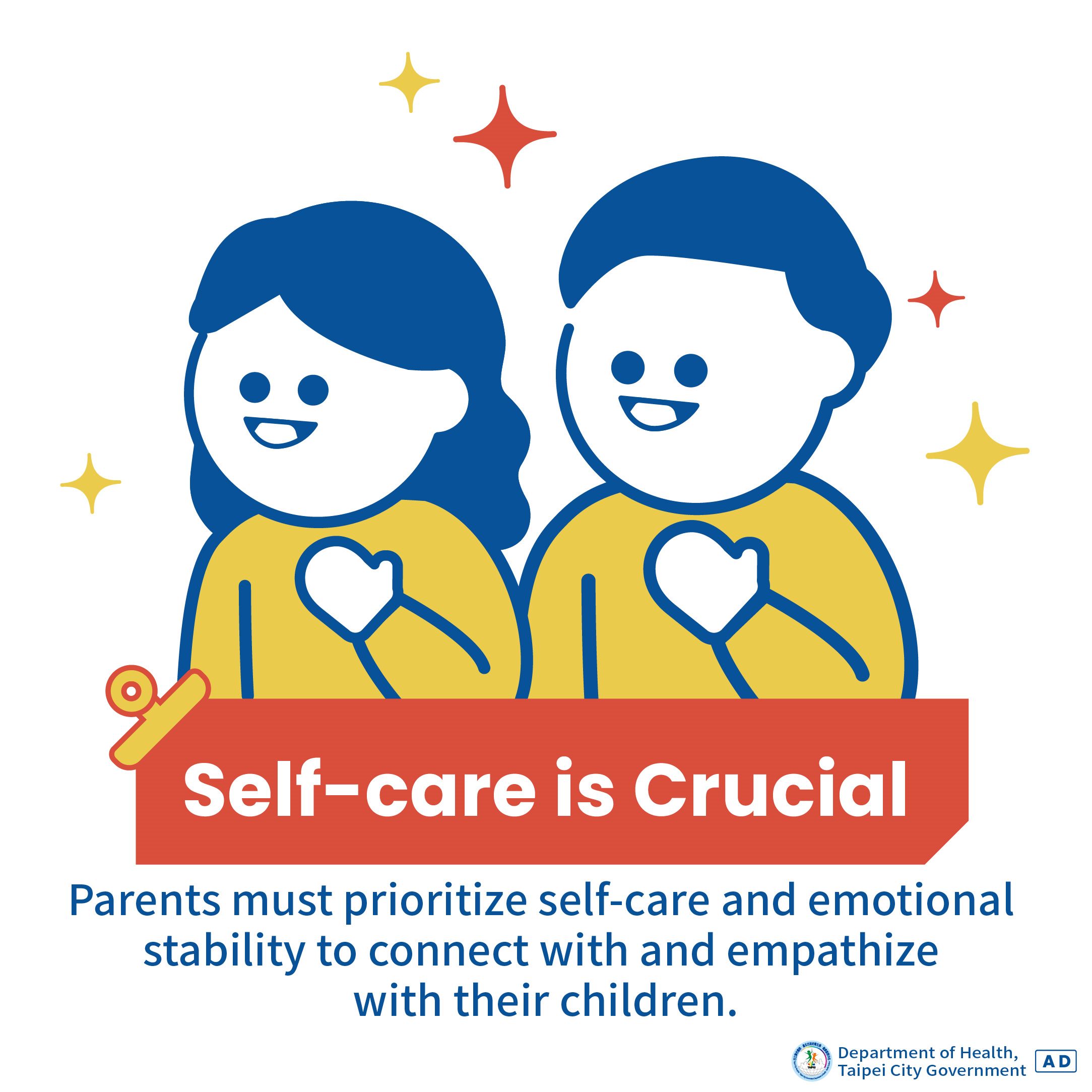 Self-care is Crucial: Parents must prioritize self-care and emotional stability to connect with and empathize with their children.