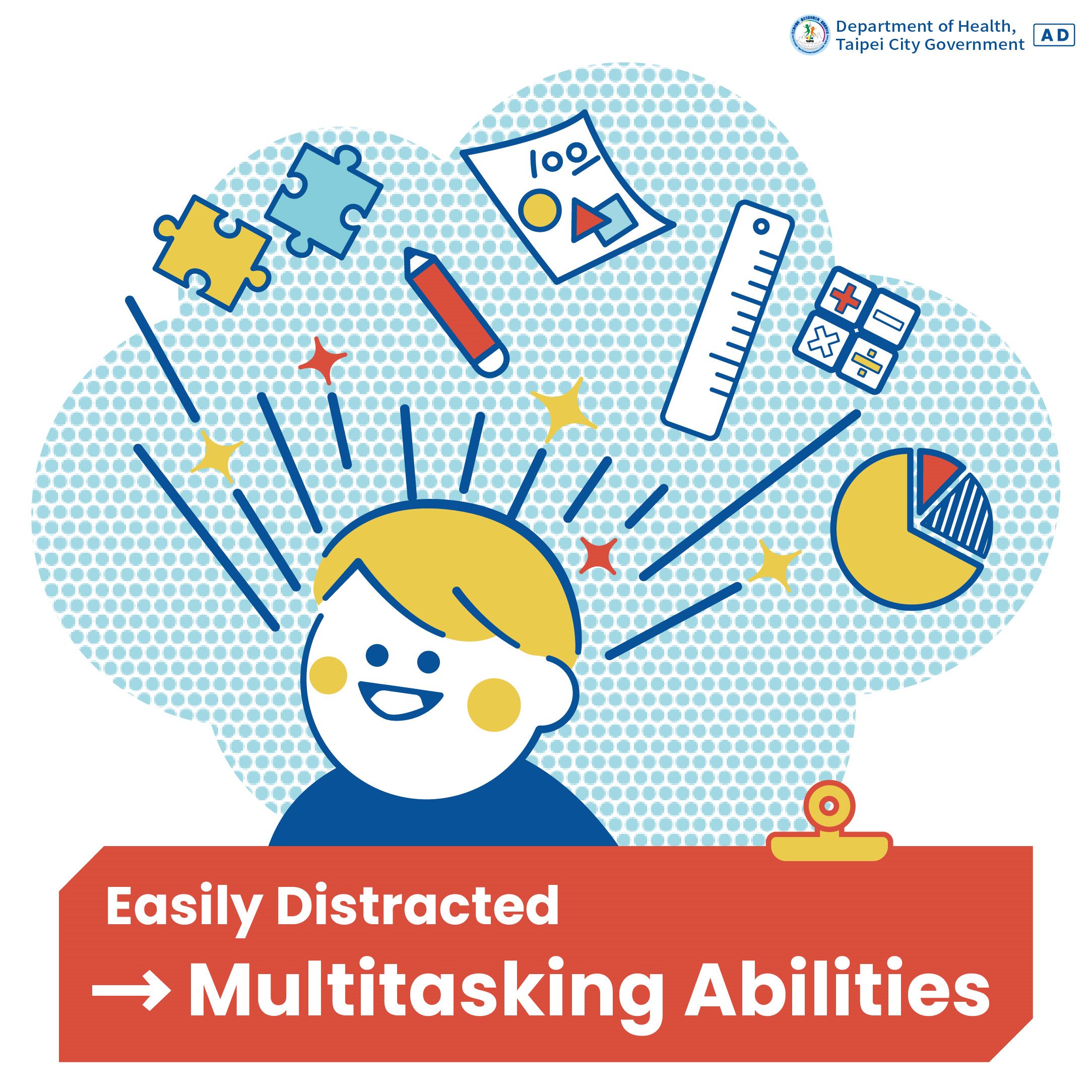 Easily Distracted → Multitasking Abilities