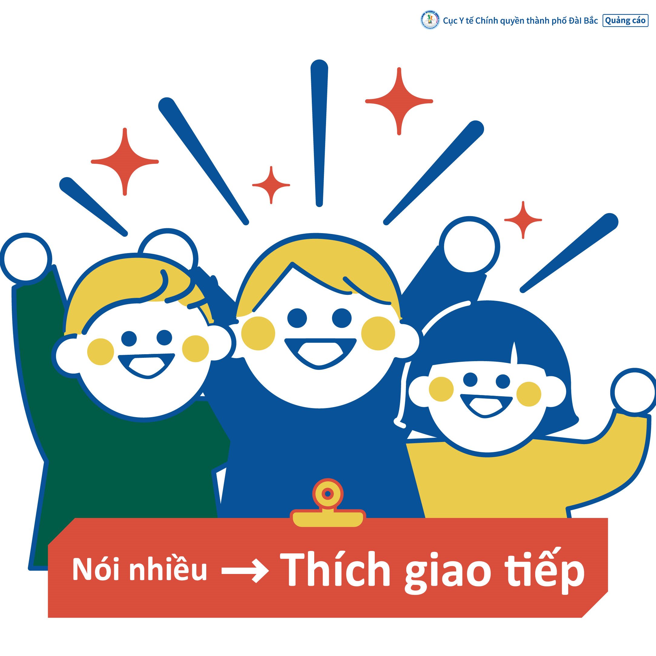 Nói nhiều→Thích giao tiếp