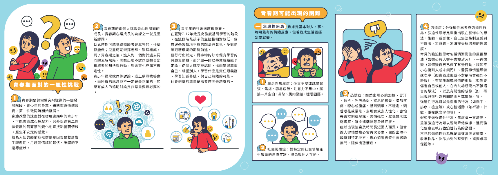 臺北市政府衛生局社區心理衛生中心-衛教手冊-你EMO了嗎？/ 摺頁(青少年版，中文版)