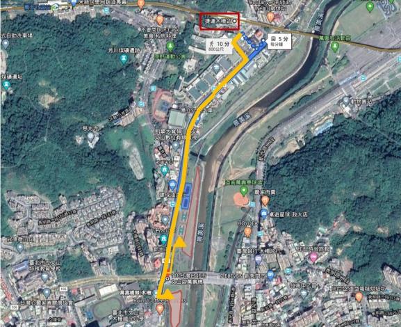 道南右岸河濱公園油菜花海地 示意圖
