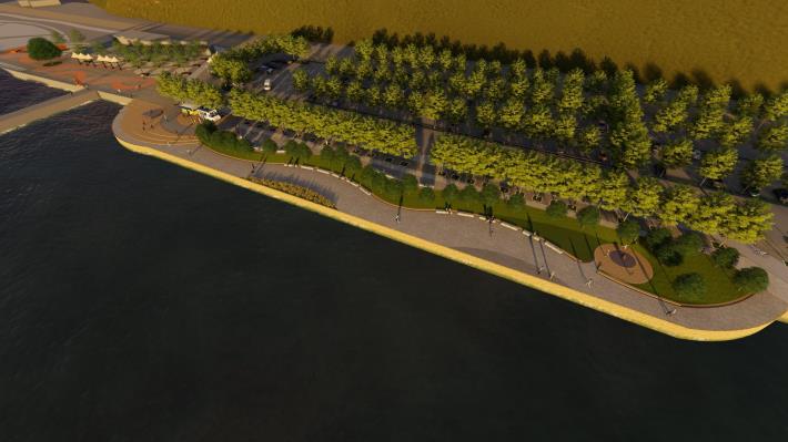 關渡碼頭區將有新氣象 北市斥資打造河岸新風光 示意圖 (4)