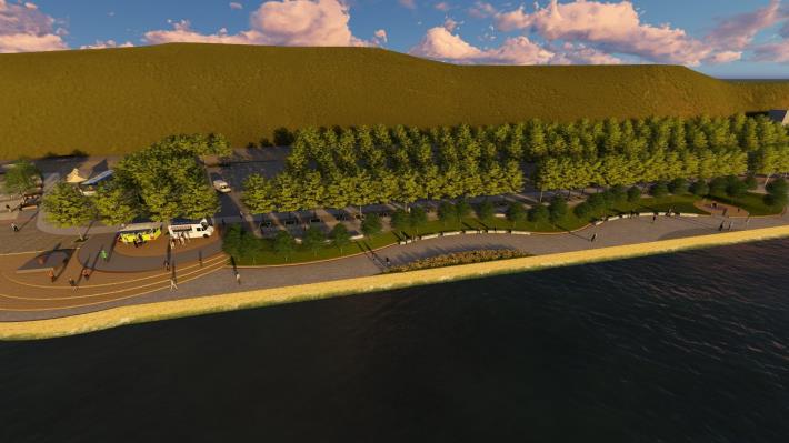  關渡碼頭區將有新氣象 北市斥資打造河岸新風光 示意圖 (3)
