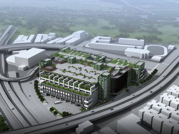 歷經3年多努力興建完成第1階段的中繼市場
