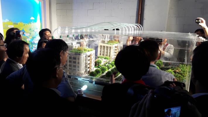 北科大精心研發製作的海綿城市模型