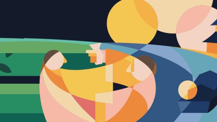 松河街旁的基隆河堤壁 繪本風格令人耳目一新(慈祐里)(設計圖)