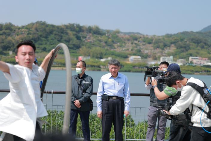 關渡碼頭周邊設施改善 柯文哲市長主持完工啟用典禮