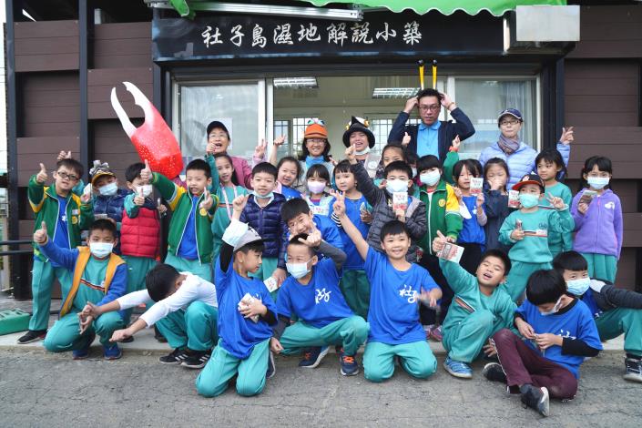 社子島濕地解說小築周末環教活動推出後廣受大、小朋友好評