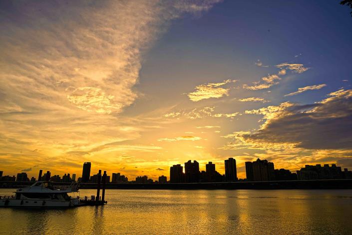 大稻埕碼頭夕照