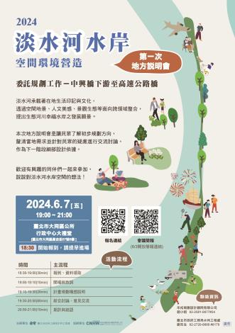 台北市水岸空間環境營造地案 地方說明會6月7日登場