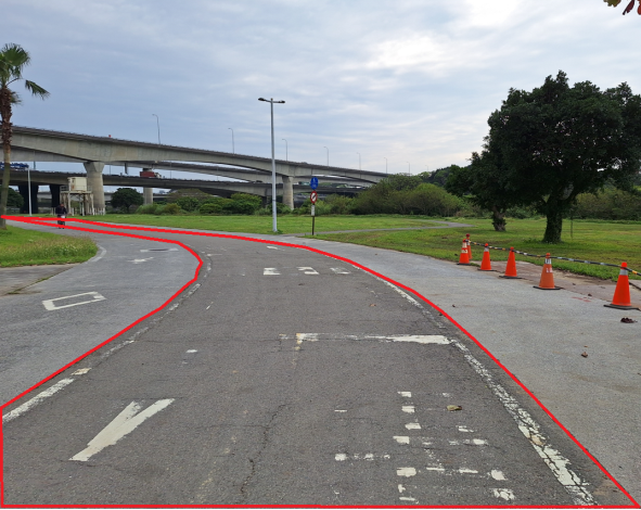 大佳河濱公園自行車道封閉3