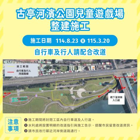 823古亭河濱替代道路示意圖