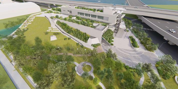 北市將興建百齡抽水站 模擬圖 