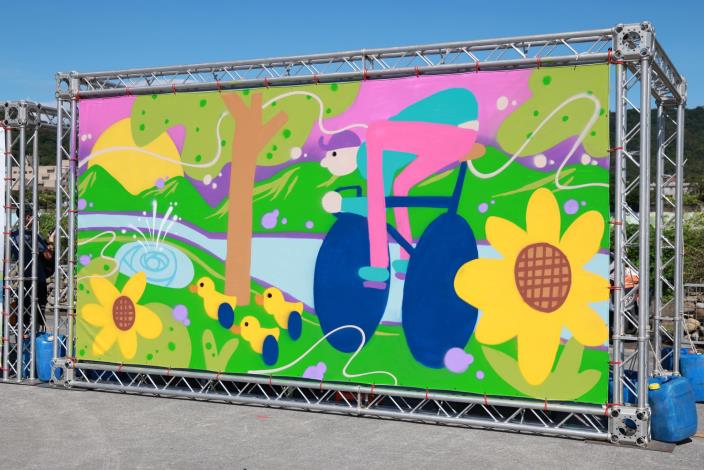 2025環騎臺北大會師及第9屆小鴨慢騎 活動 精彩的畫作