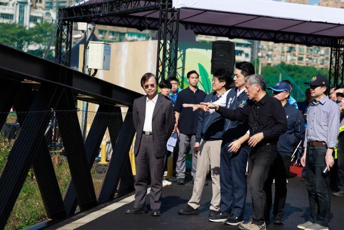 蔣市長視察「景美溪與指南溪匯流口護岸再造工程」 (5)