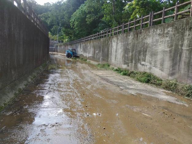 大溝溪生態治水園區清疏工程 強化防洪效能
