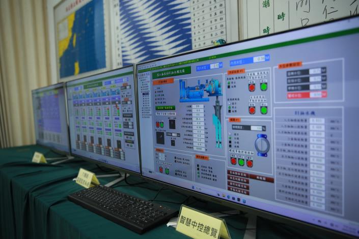 北市水利處的「濱江及大直抽水站機組更新暨陽光等抽水站周邊設備更新工程」榮獲第25屆金質獎優等殊榮