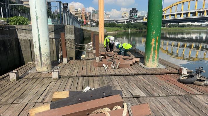 因應颱風來襲 北市水利處啟動河濱設施撤離作業 (10)
