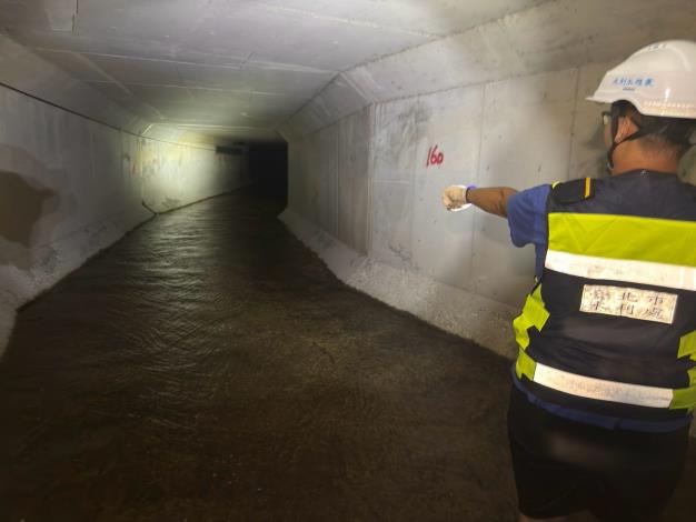 3-颱風前整備(金瑞治水園區地下箱涵8月5日現況)