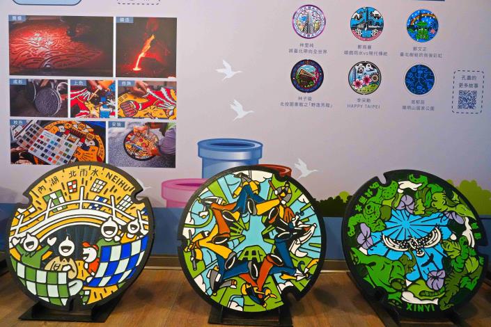 造成粉絲廣大迴響「臺北蓋水」 現正在台北市政府探索館展出 (1)