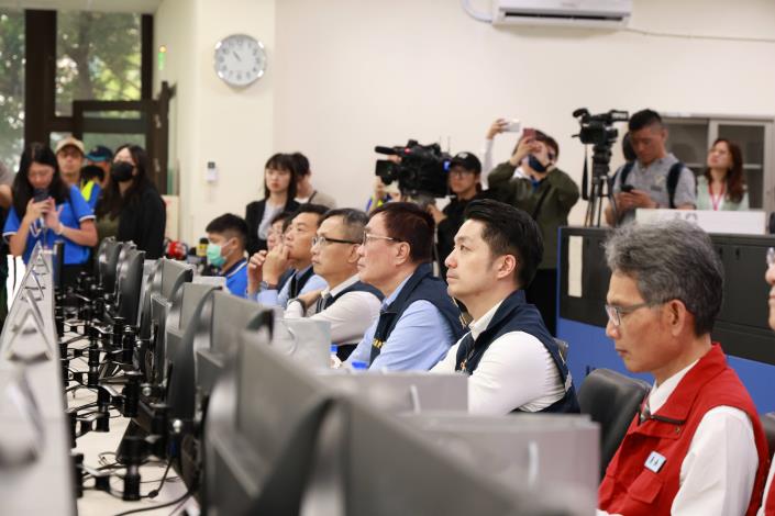 蔣萬安出席 北市今天的113年度水災防汛搶險演練