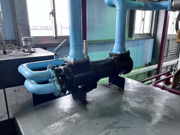 熱交換器下八仙1號抽水機