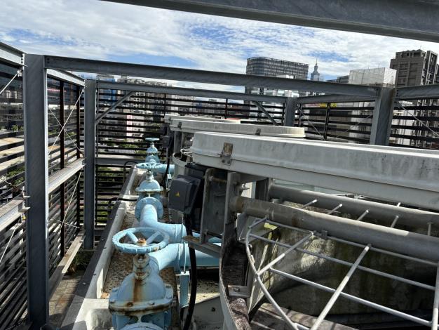 玉成擴建站冷卻水塔風扇馬達更新