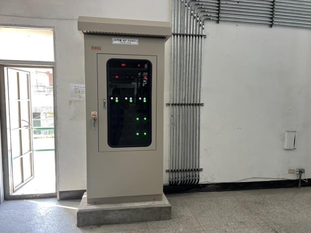 中山抽水站MP PLANE 吊門機現場控制盤更新