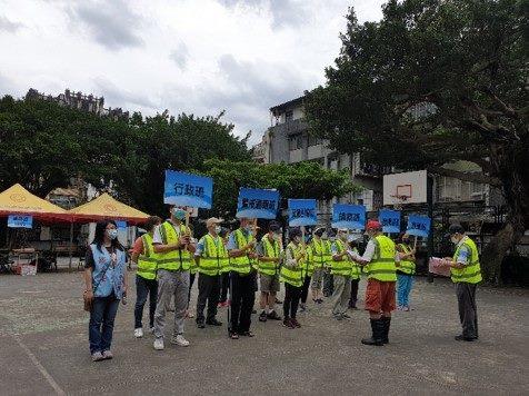 中山區力行里演練集合