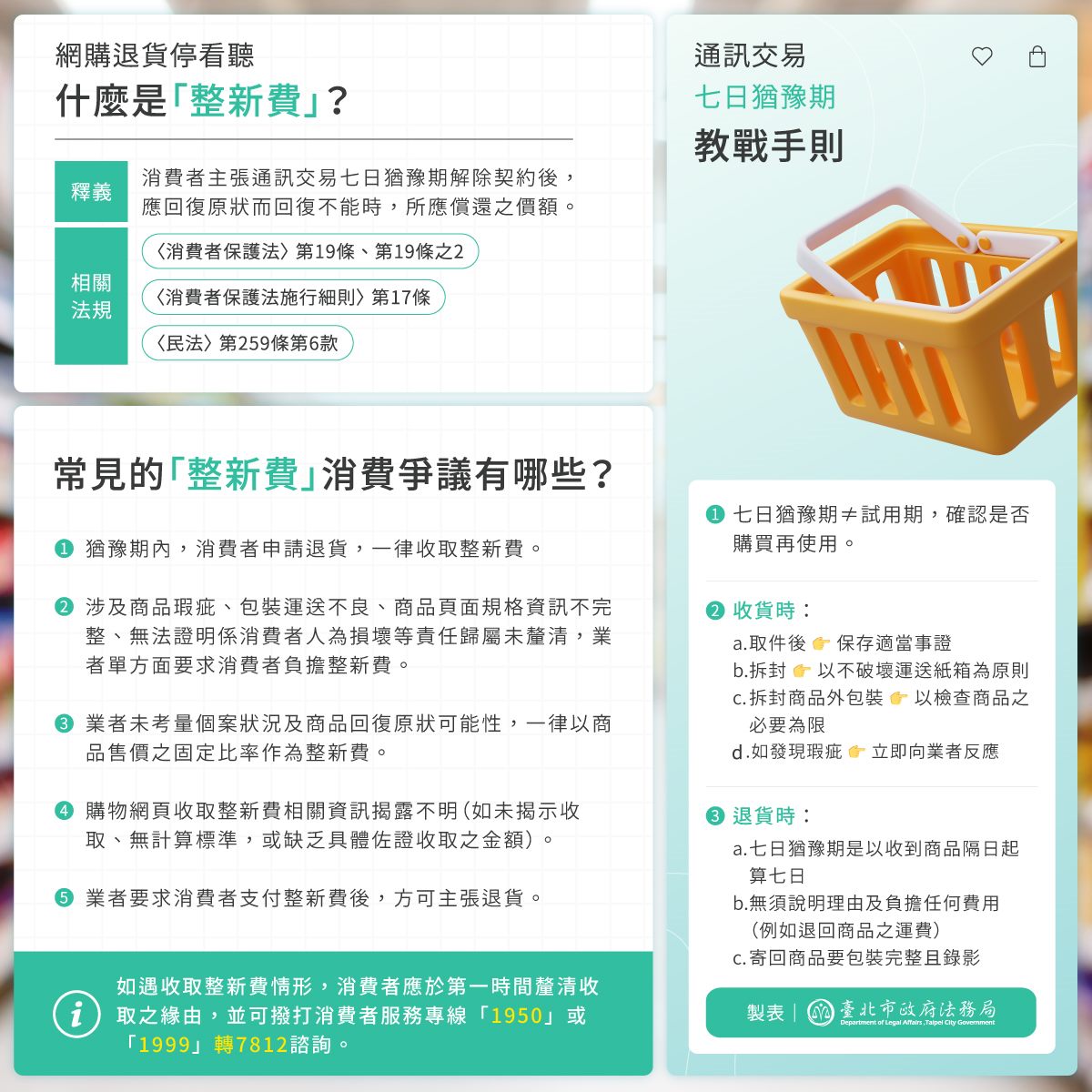 網購退貨停看聽，什麼是「整新費」