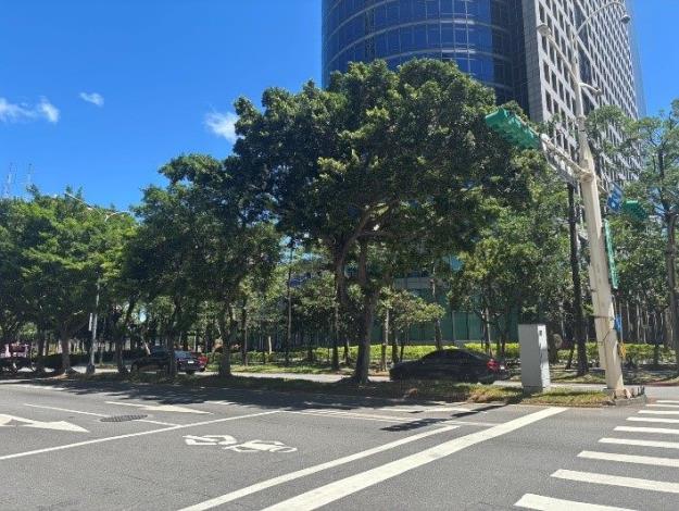 V06松仁路28號前分隔島-完成