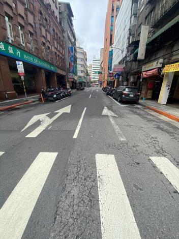 圖6 開封街1段（重慶南路至中華路）施工前照片1