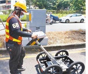工地周圍透地雷達探測