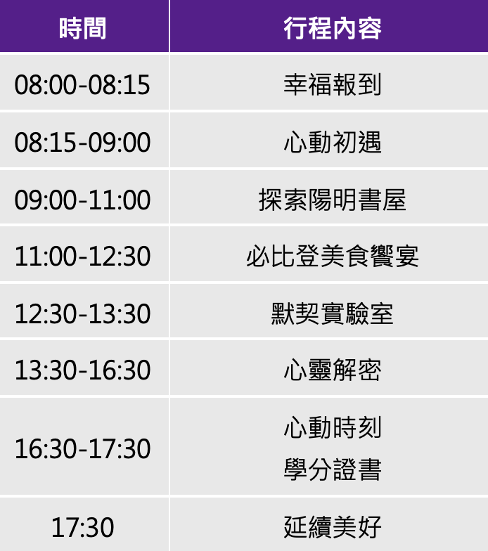 第38堂｜書屋秘境必比登 課程流程