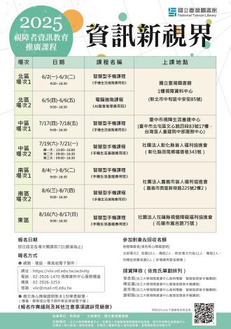 114年視障者資訊教育推廣課程DM